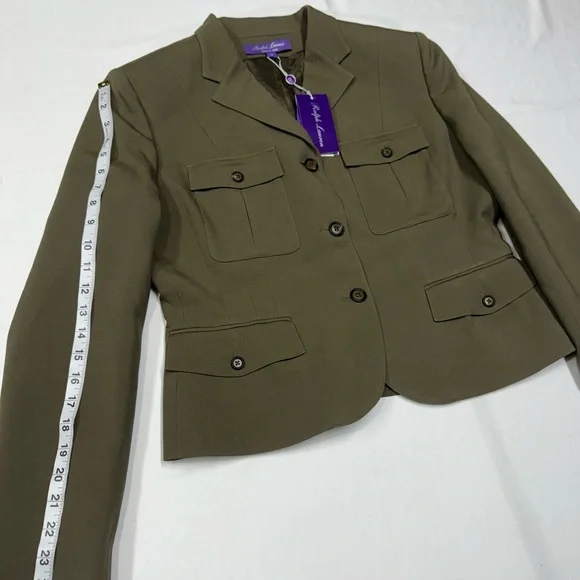 Ralph Lauren purple label Kamille Wool-Silk Jacket collection made in Italy. - Picture 7 of 16